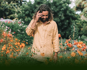 Jayden Klinac founder of For The Better Good in a garden - Related Content Tile