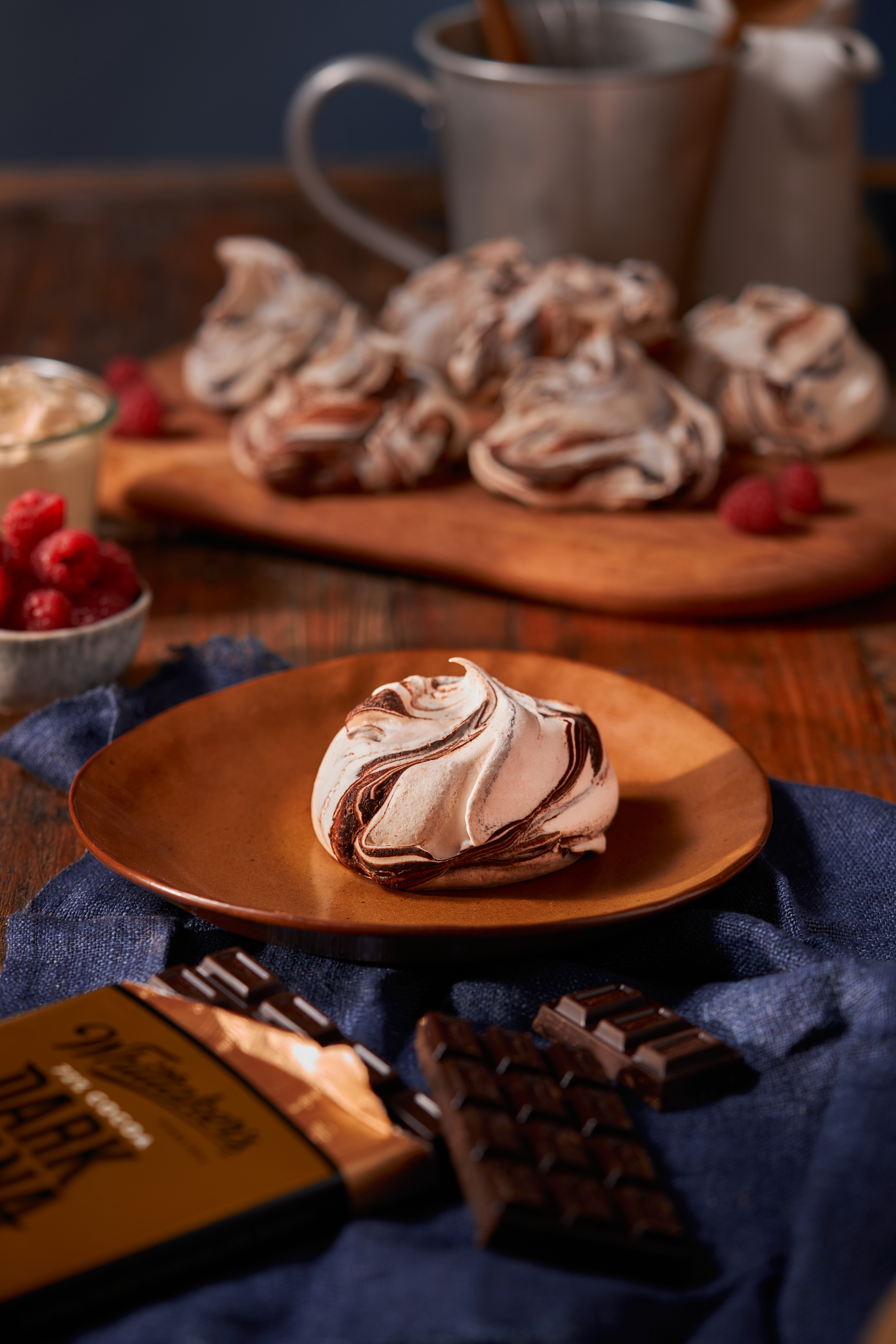 Chocolate Swirl Meringues-image
